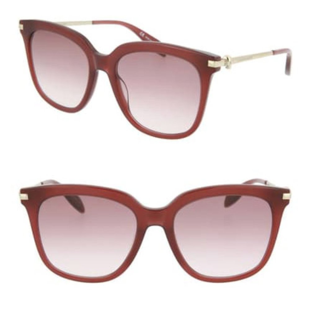 NEW Alexander McQueen Core 55mm Square Sunglasses